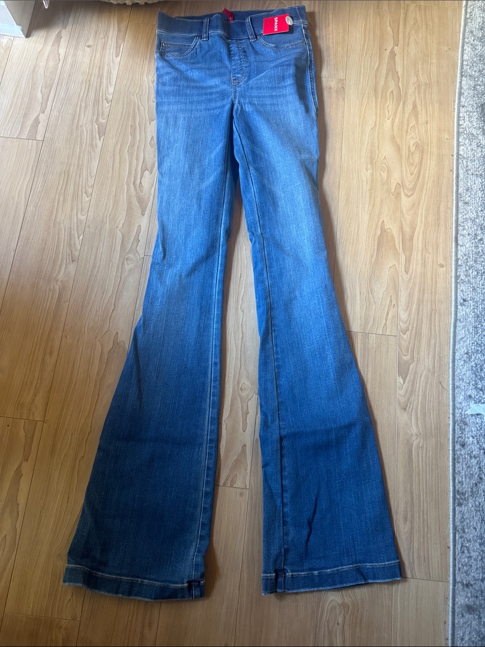 SPANX Medium Blue Flare Jeans